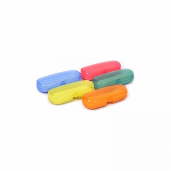 Transparent Colored Plastic Kids Glasses Box