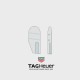 Tag Heuer Eyeglass Nose Pads Mini Model / 2 Pairs