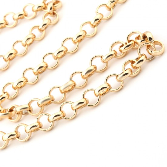 Golden Glasses Chain Strap Model 005