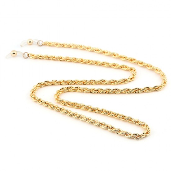 Golden Glasses Chain Strap Model 007