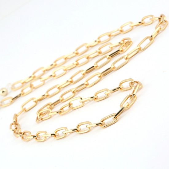 Golden Glasses Chain Strap Model 013